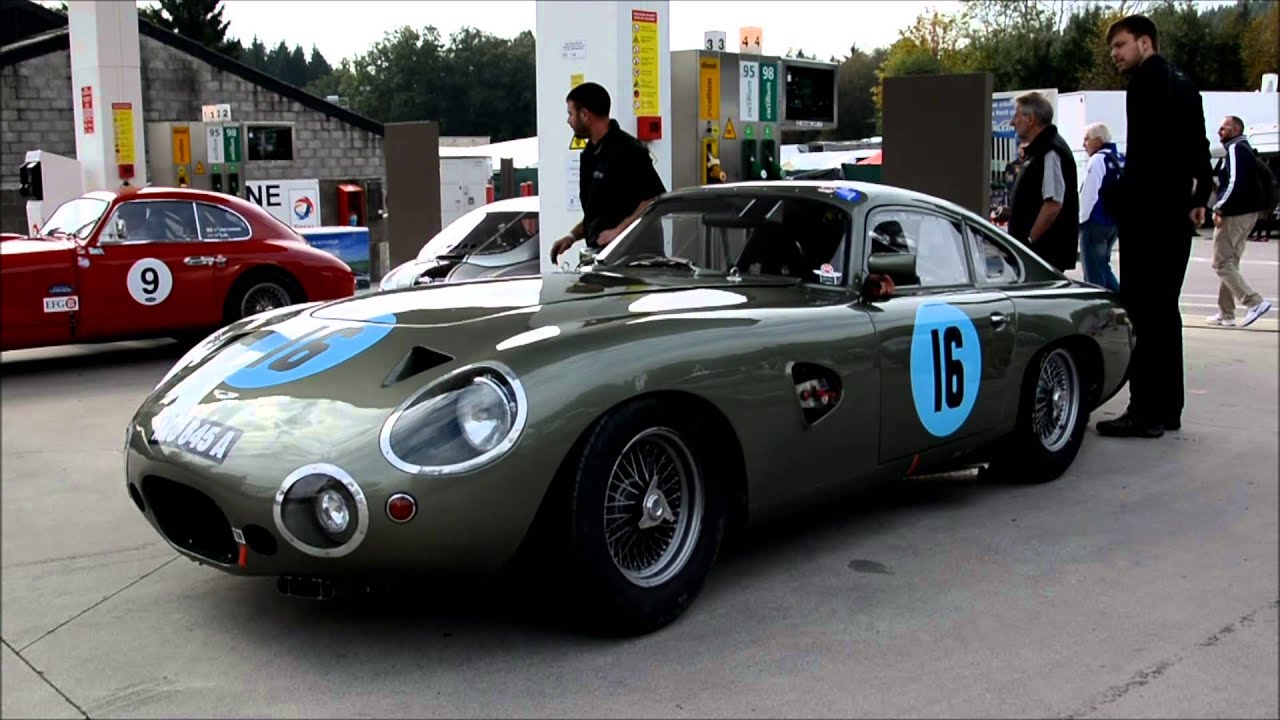 Rare Aston Martin DP 214 at Gas station