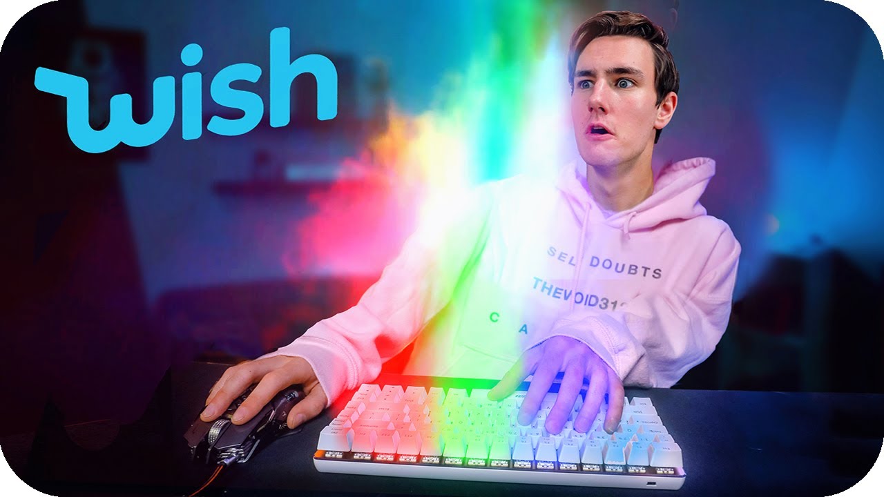 $20 Weird Futuristic Gaming Keyboard from Wish..