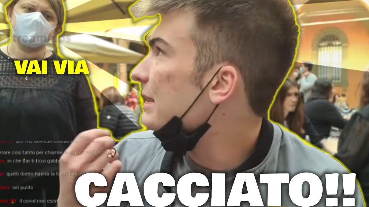 IL GABBRONE VIENE QUASI CACCIATO DA UN BAR A BOLOGNA!