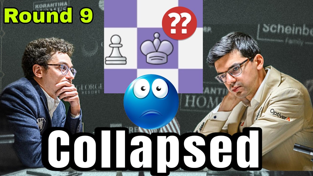 Fabiano Caruana vs Anish Giri  That Collapse Hurt 🔥