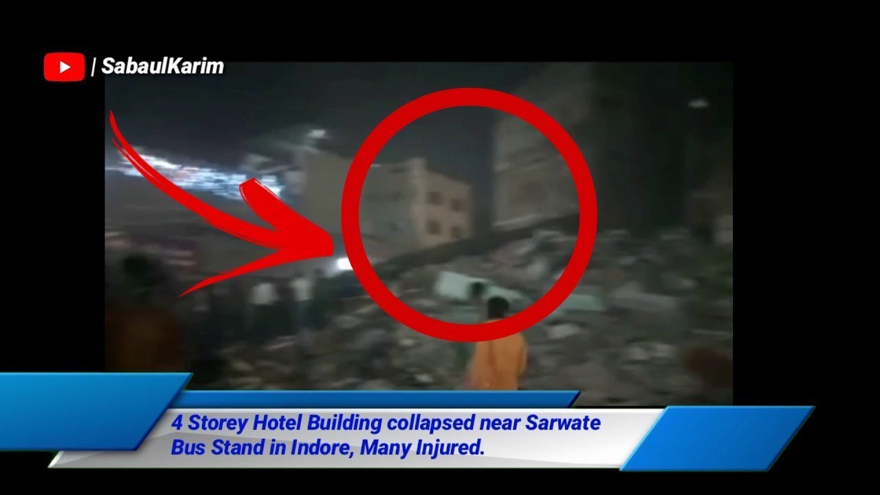 Building Collapsed in Indore | Indore Building collapse Video
