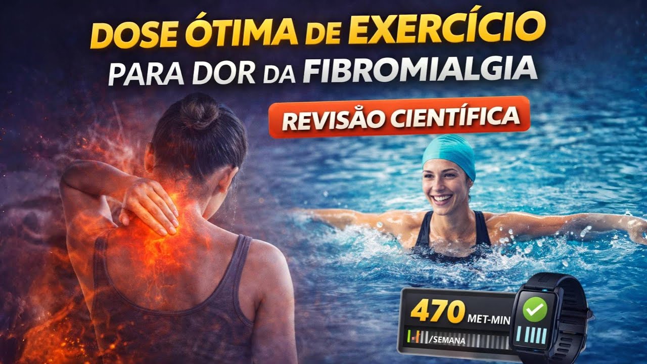 Fibromialgia tratada com a dose certa de exercício físico