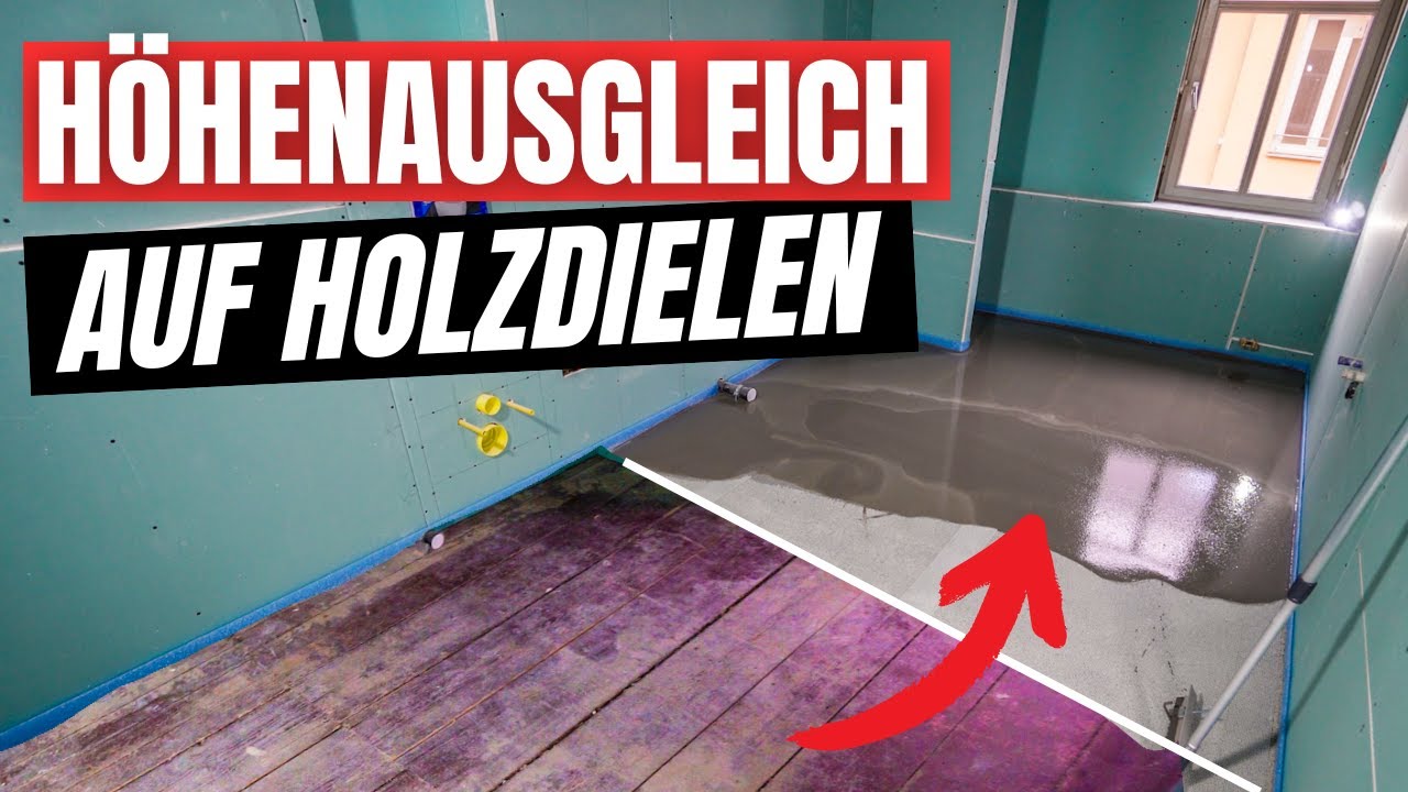 Holzboden bis 30cm ausgleichen ⎜Ardex Stronglite 🤩