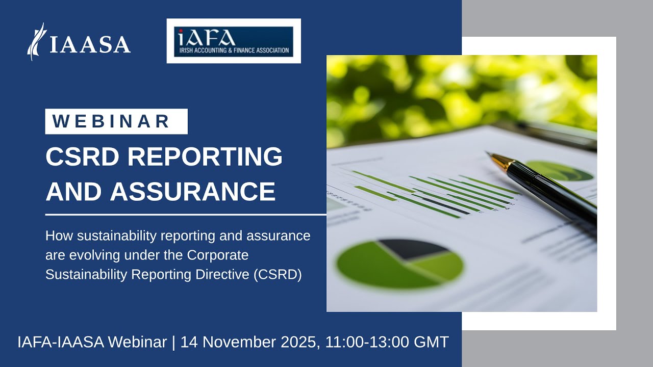 IAFA-IAFA Webinar on CSRD Sustainability Reporting and Assurance