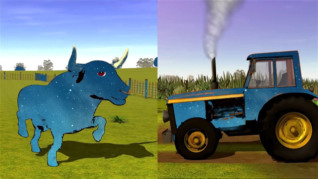 Маленький цыплёнок Пио, синий трактор и синяя корова, перегрев быка — лучшие эффекты для фермы