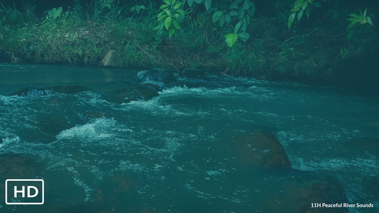 Real Soothing River Night &mdash; Gentle Deep Relaxation