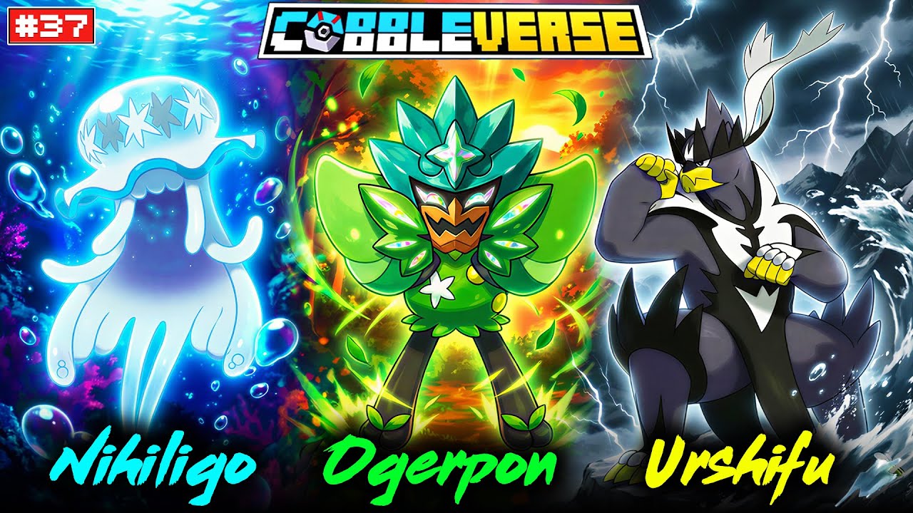 💥I Caught Nihiligo Ultrabeast & Legendary Ogerpon | Minecraft Cobbleverse