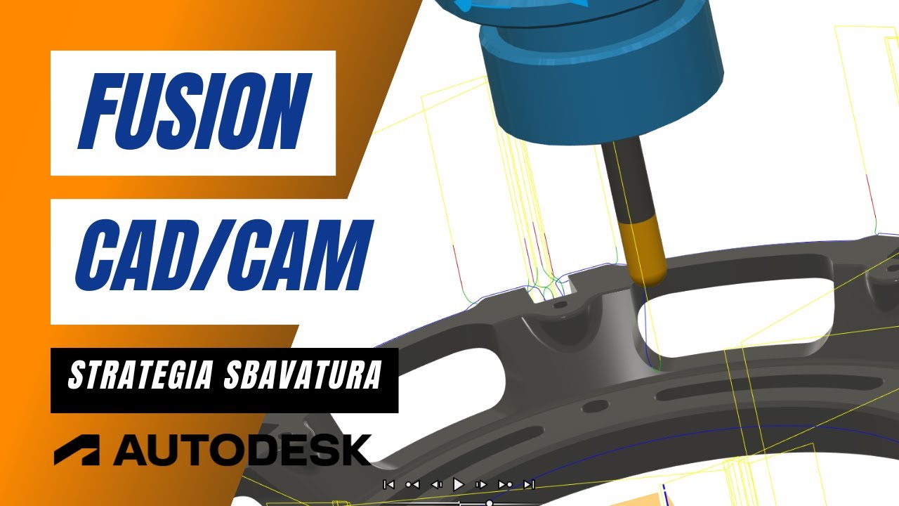 Fusion CAM sbavatura automatica