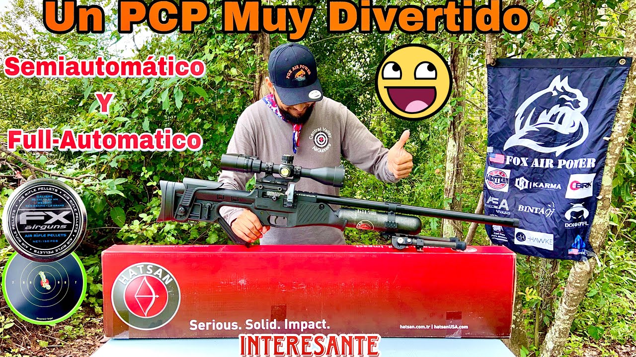 Hatsan Blitz .30 PCP Semi & Full-Automático Muy Divertido(Unboxing & Review #pcpairrifle  