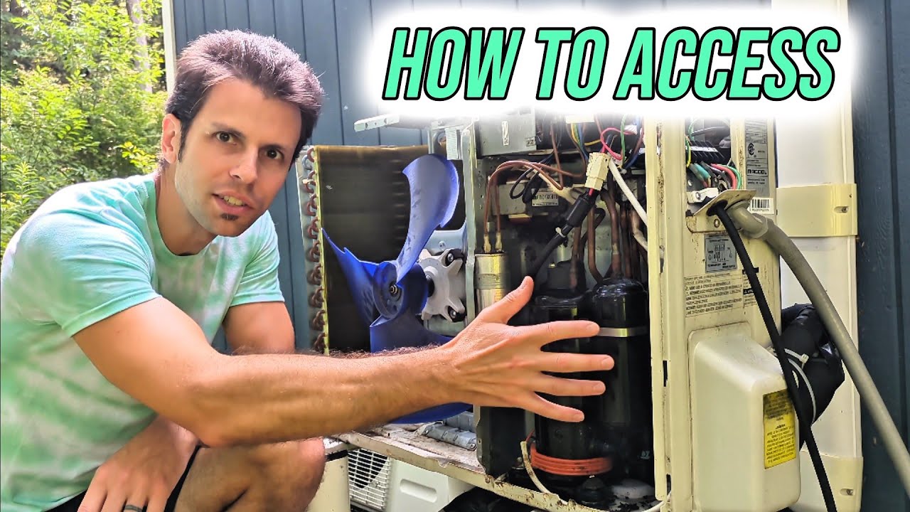How to Open A Mini-Split Condenser for Maintenance and Troubleshooting - Mr Cool brand