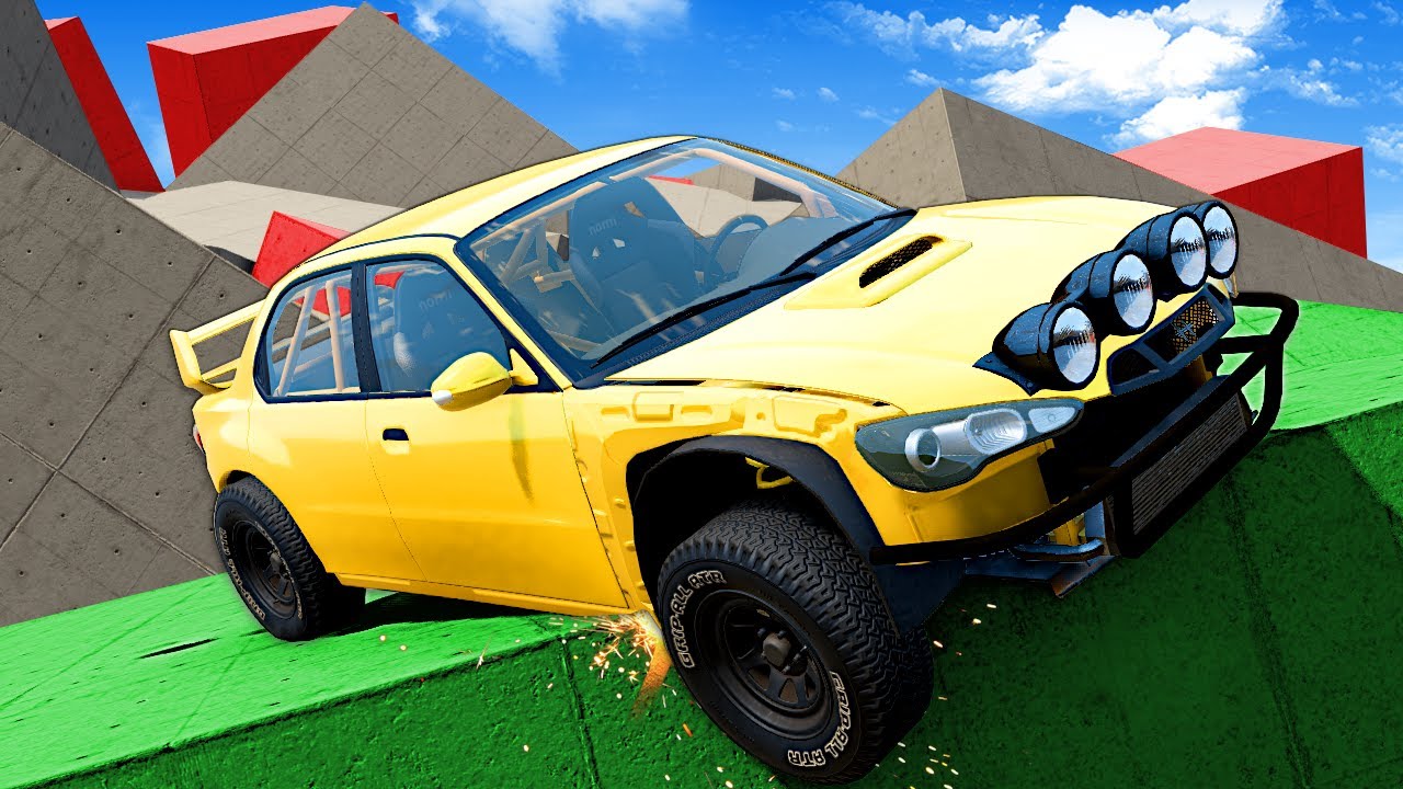 Cars vs Impossible Obstacles in BeamNG!