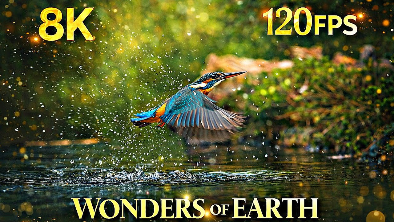 Relaxing Bird Sounds 8K 120FPS ~ Birds Singing Heal Stress, Anxiety And Depression ! Heal The Mind 