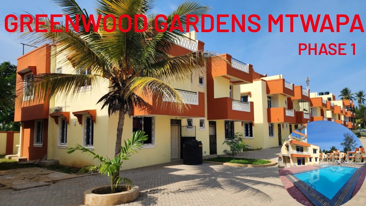 PHASE (I)-MTWAPA GREENWOOD GARDENS 3 BEDROOM HOUSE FOR SALE @ KES.7,500,000 Semi-detached (Complete)