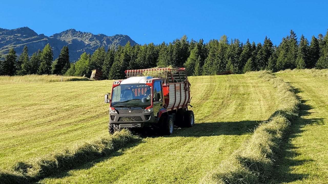 Heuarbeit am Bergbauernhof