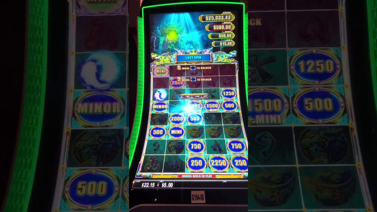 BIG WIN! DRAGON LEGEND AQUA GEM BONUS!