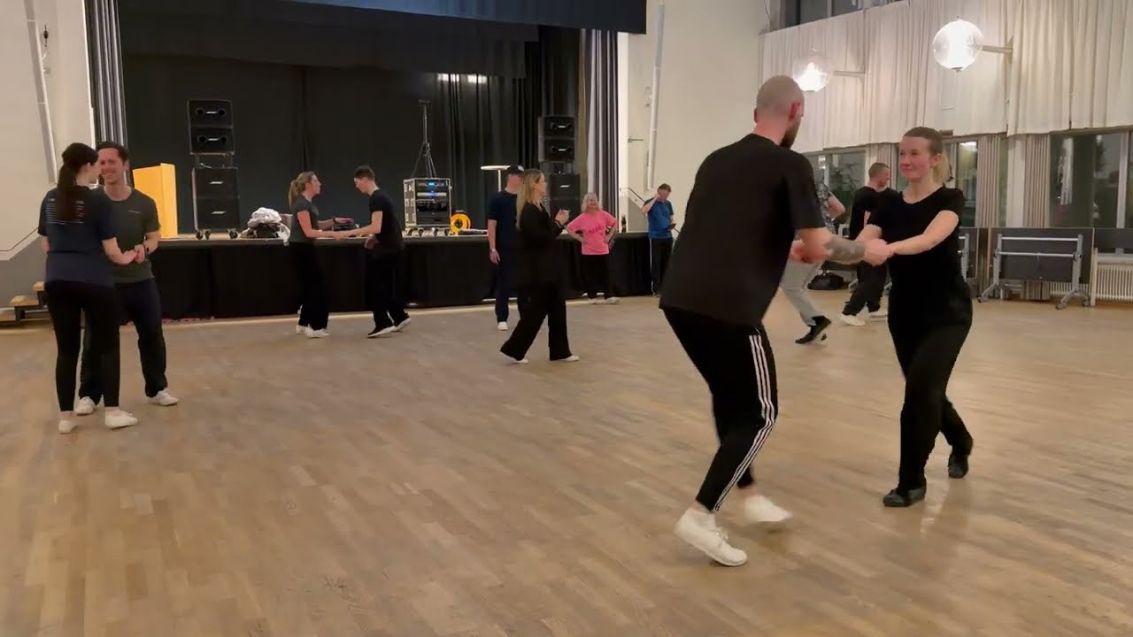 En av dagens dagens sista träningsrundor! 🕺💃😃