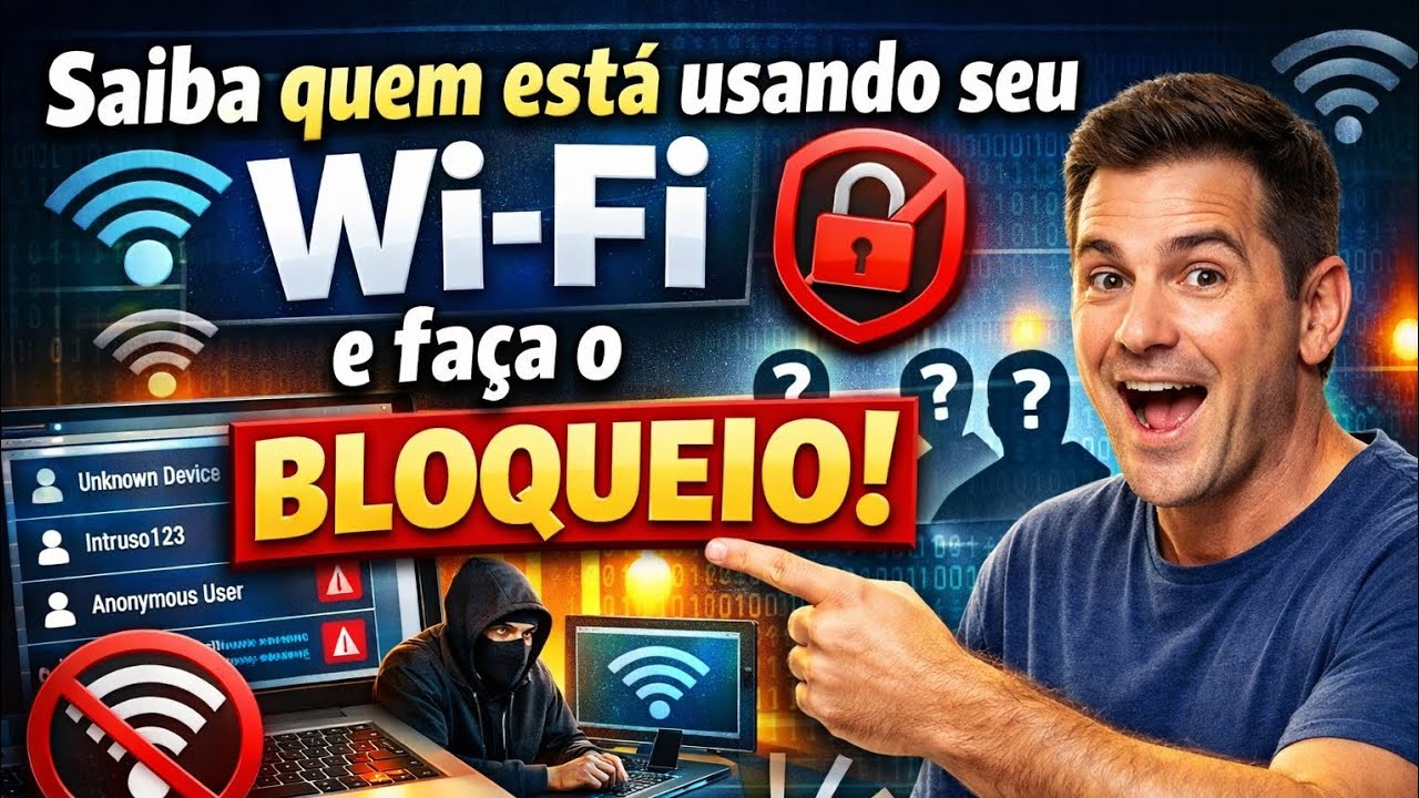 COMO BLOQUEAR PESSOAS QUE USAM MEU WI-FI SEM PERMISSÃO 