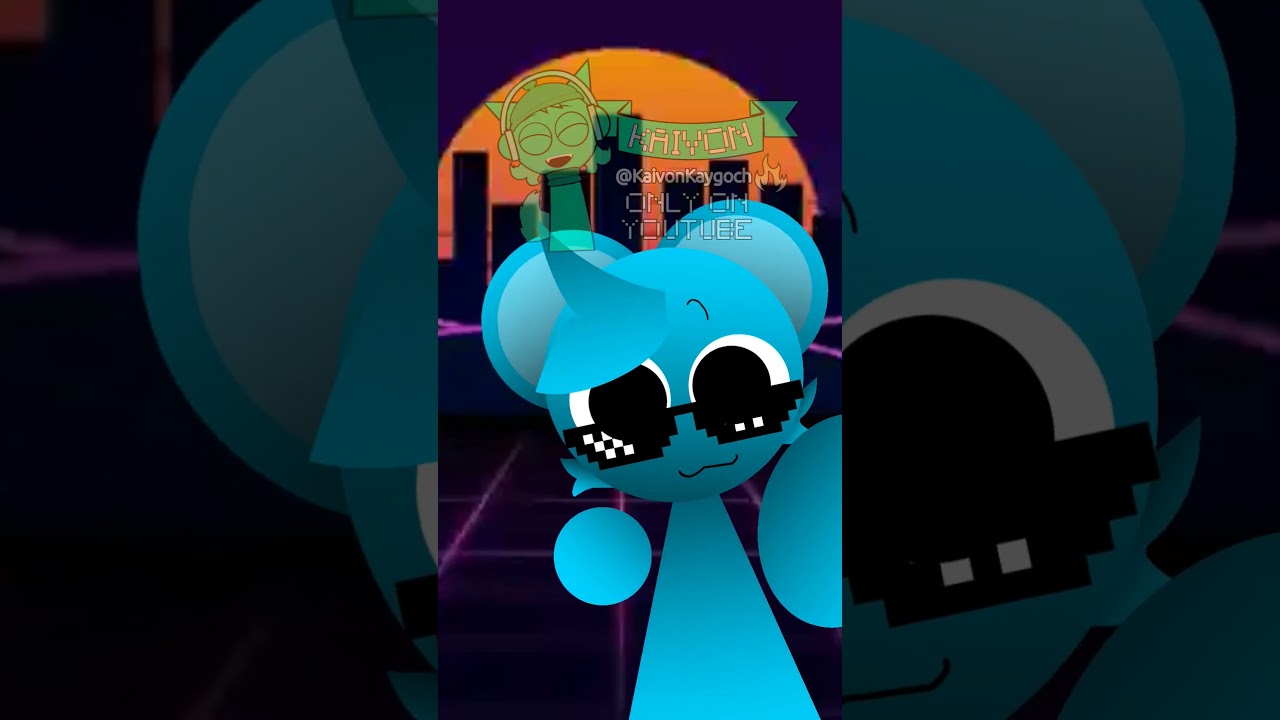 Sprunki VaporWave Sky:- Slick Back #sprunki #animation #edit #sprunkisky #slickback #art #trend #fyp