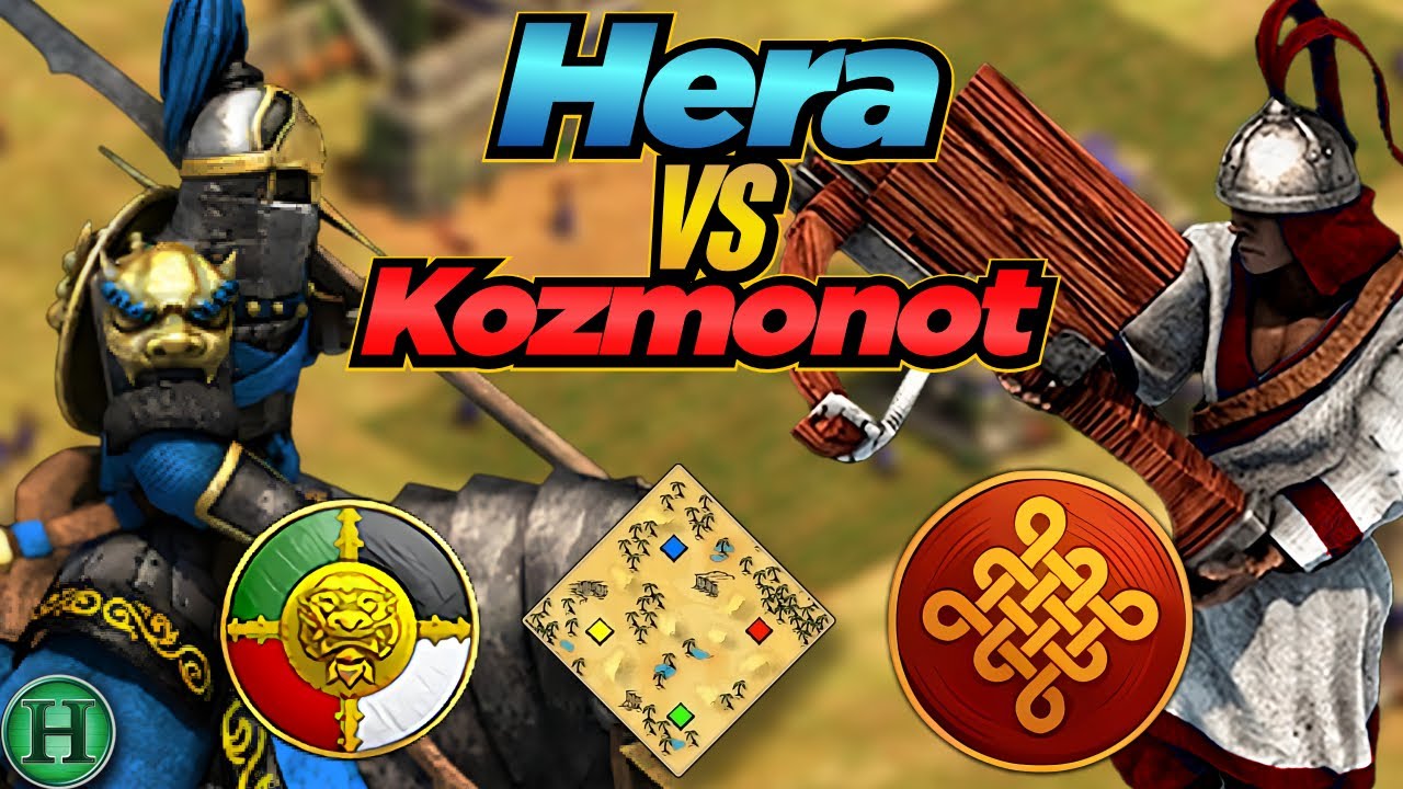 Jurchens vs Chinese | 1v1 Arabia | vs Kozmonot | AoE2