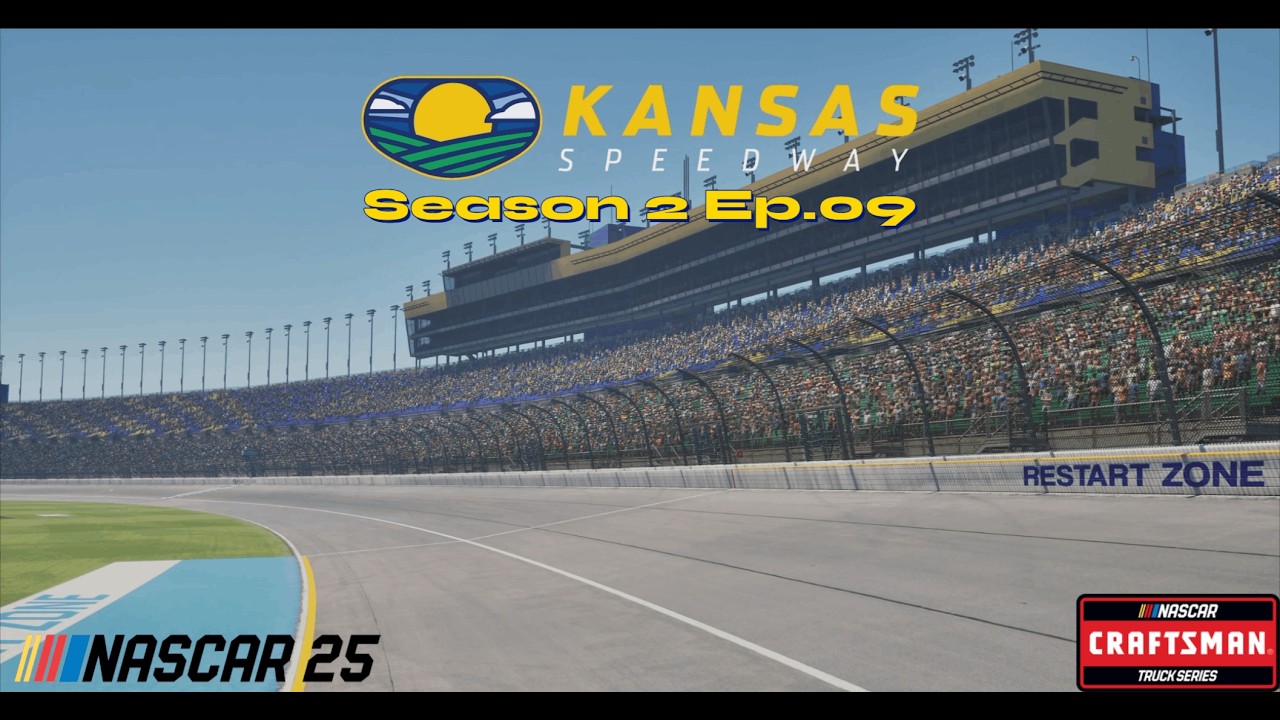 🔥 SEASON 2 — RACE 9  NASCAR 25 TRUCK SERIES AT KANSAS 🔥