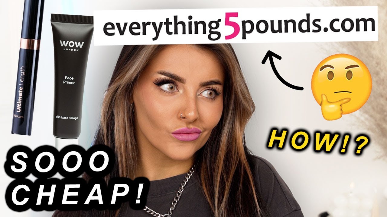 EVERYTHING £5 DOES MAKEUP!? Testing *CHEAP* Makeup!