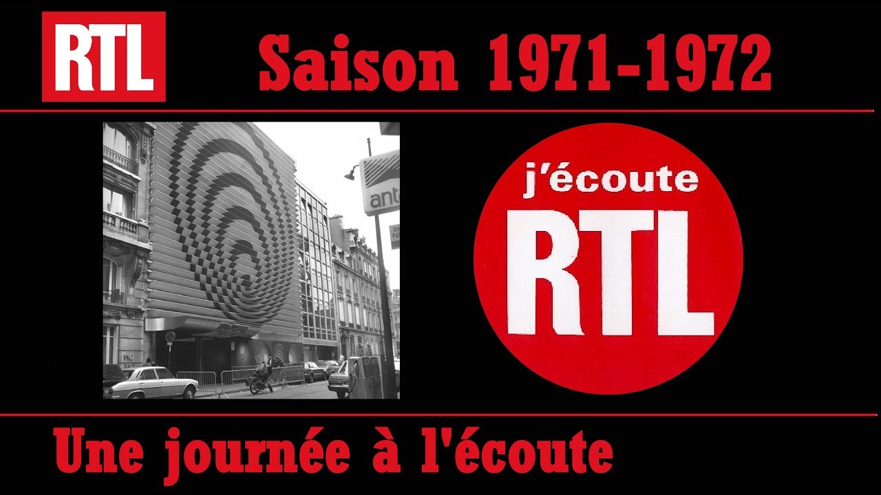 RTL EN 1971 UNE JOURNEE A L'ECOUTE DE RTL AVEC LES ANIMATEURS ET LES INDICATIFS