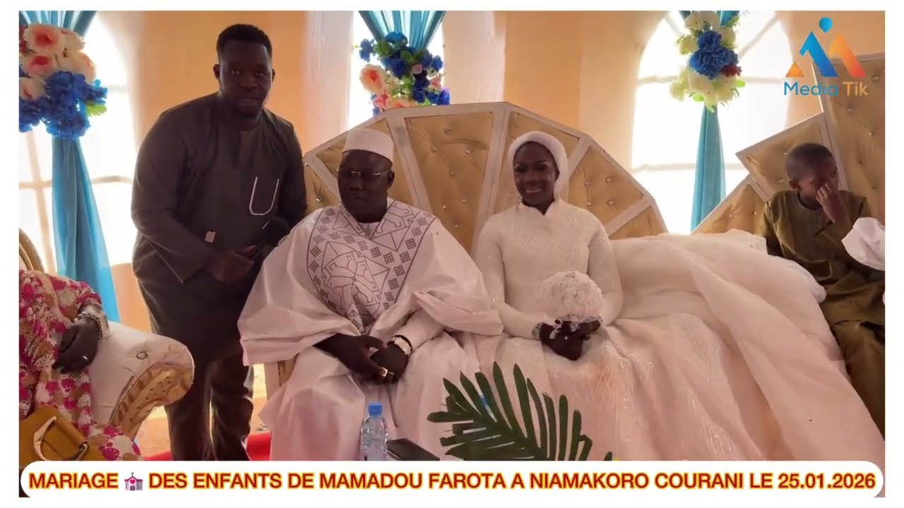 💒 Mariage des enfants de Mamadou Farota : comédiens et influenceurs réunis pour une fête inoubliable