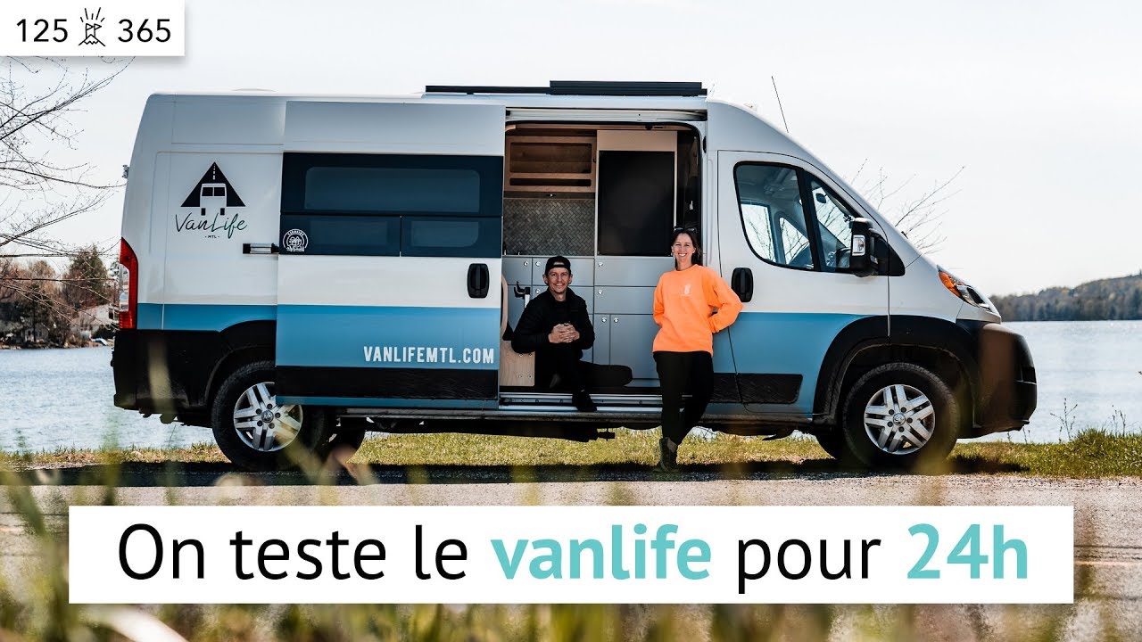 On TEST la VANLIFE dans les Cantons-de-l'Est au QUÉBEC (VANLIFE MTL) | Jour 125 de 365