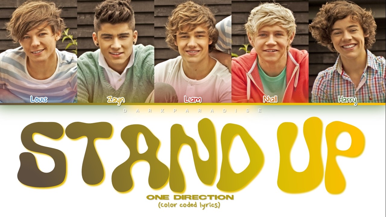 One Direction - 'Stand Up' (Color Coded Lyrics)