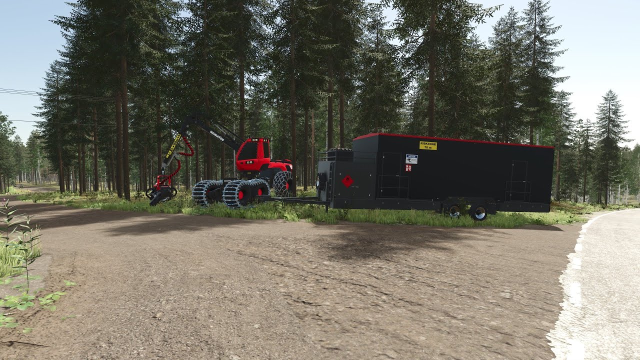 FS25 | Thinning multiple places! (Komatsu 951) | Timelapse