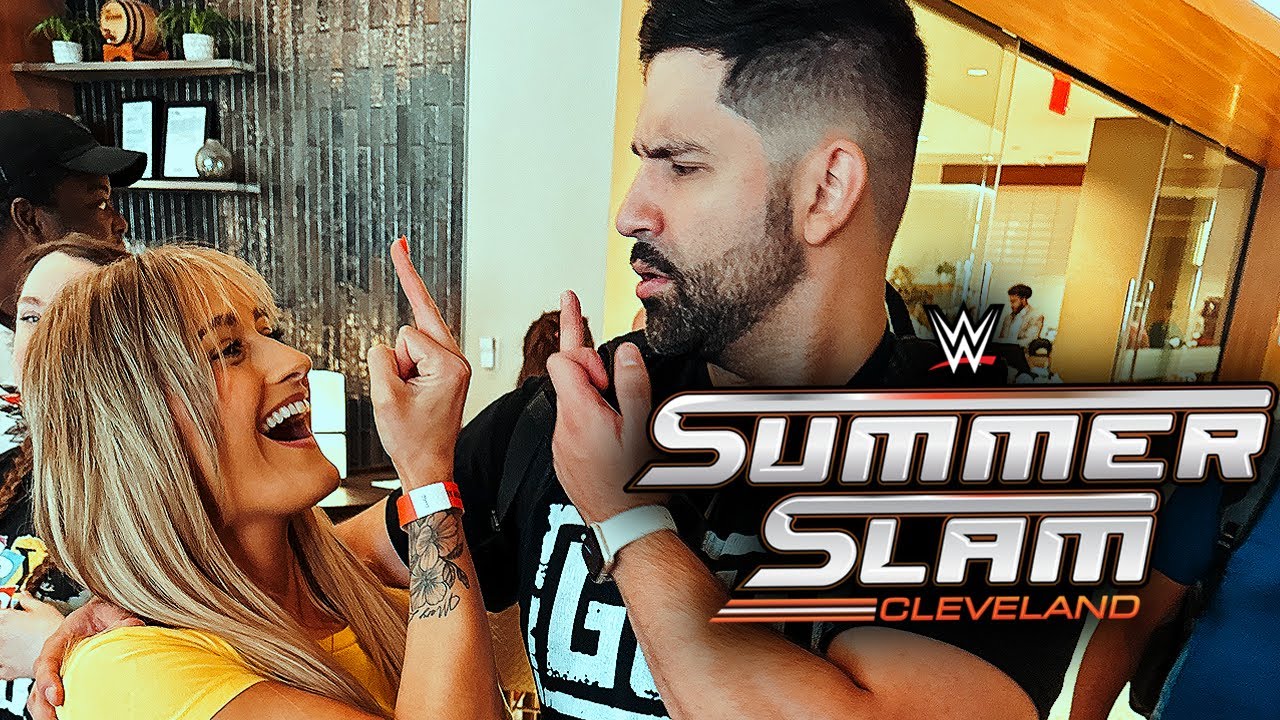 SANTIZAP DIDN'T OIL UP: SUMMERSLAM CLEVELAND VLOG