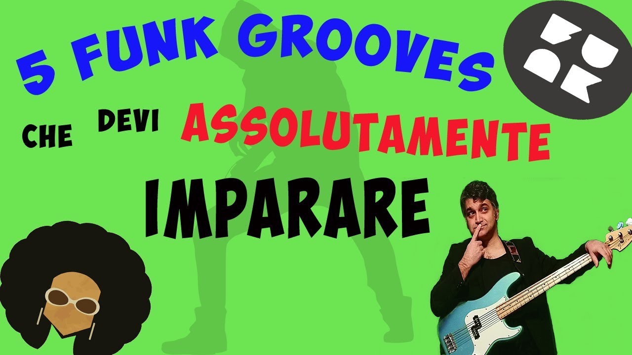 5 Funk Grooves che devi assolutamente imparare!