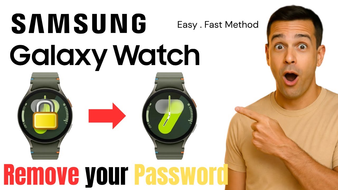 How to Remove Screen Lock on Samsung Galaxy Watch (PIN & Pattern Removal)
