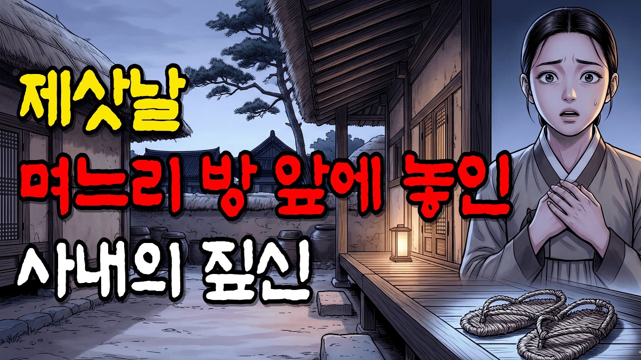 제삿날 새벽, 며느리 방 앞에 놓인 사내 짚신 한 켤레 | 그녀는 왜 변명하지 않았나 [조선야담]