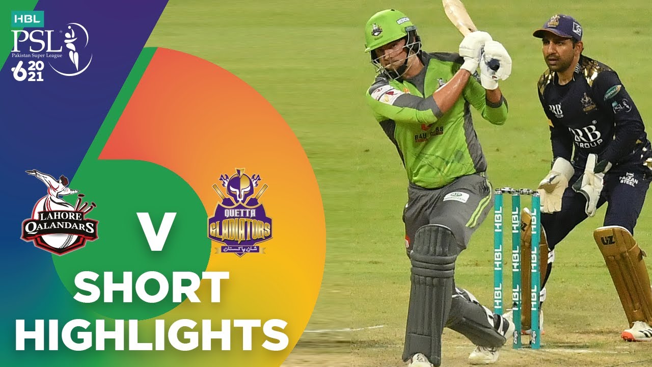 Short Highlights | Lahore Qalandars vs Quetta Gladiators | Match 23 | HBL PSL 6 | MG2T