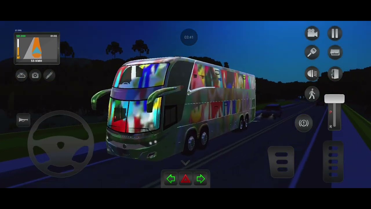 Llevado los pasajeros con un marcopolo NEW G7 scania de noche en bus sim brasil 🇦🇷🇧🇷🚌🚐