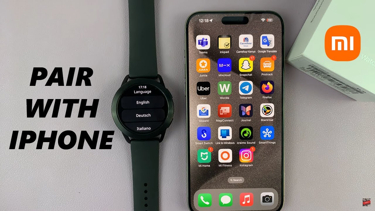 Как подключить Xiaomi Watch S3 к iPhone