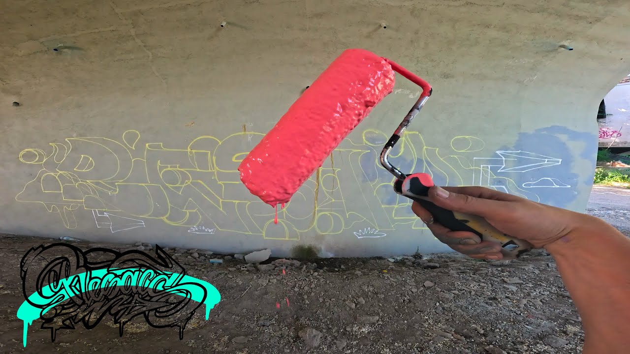 🟥💲 Red Low Cost Graffiti [ Spray & Roller ] 💲🟥 RESAKS