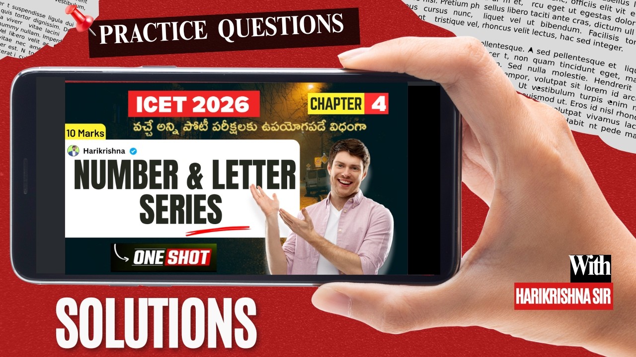 Number Series Simplified | Reasoning Tricks | ICET 2026 | MY3 Academy