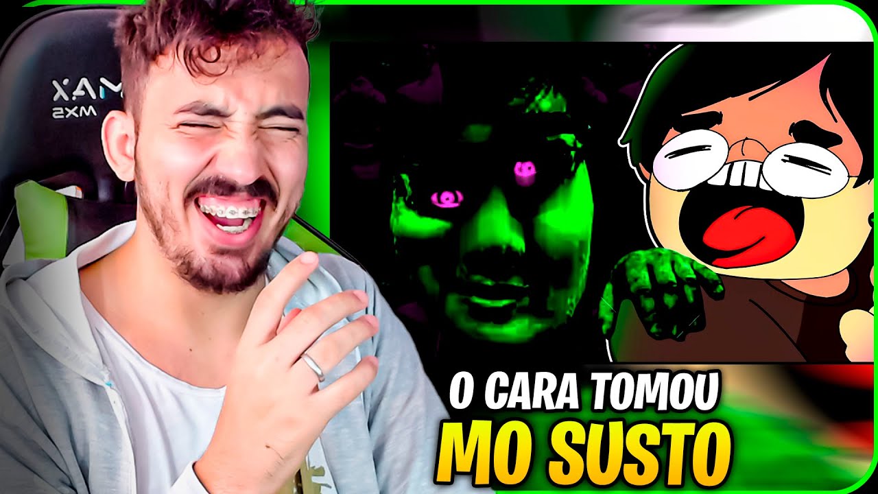 fiz um jogo de terror pra assustar o meu amigo medroso - GEMAPLYS | Leozin React