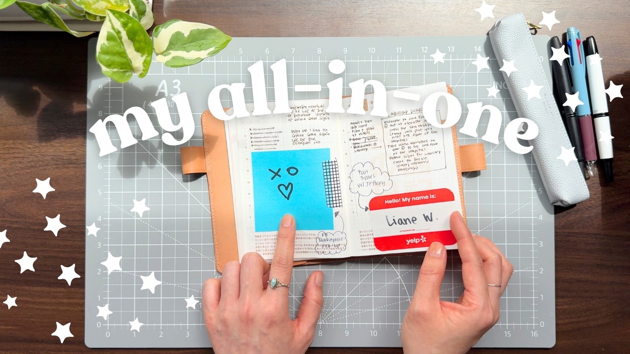 ✨ Mid-year flipthrough of my 2026 Hobonichi A6 Techo: journal, planner, curiosity companion