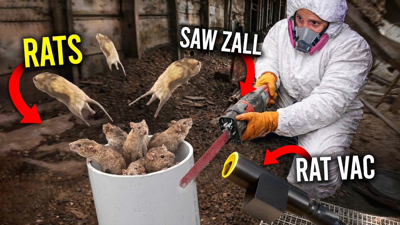 These Miami rats regretted breeding under this house!