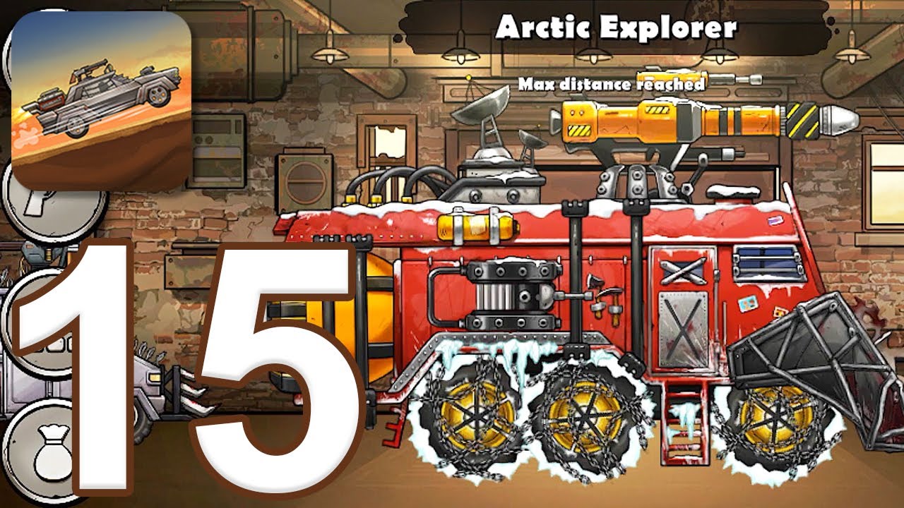 Earn to Die Rogue - Gameplay Walkthrough Part 15 - Arctic Explorer (iOS, Android)