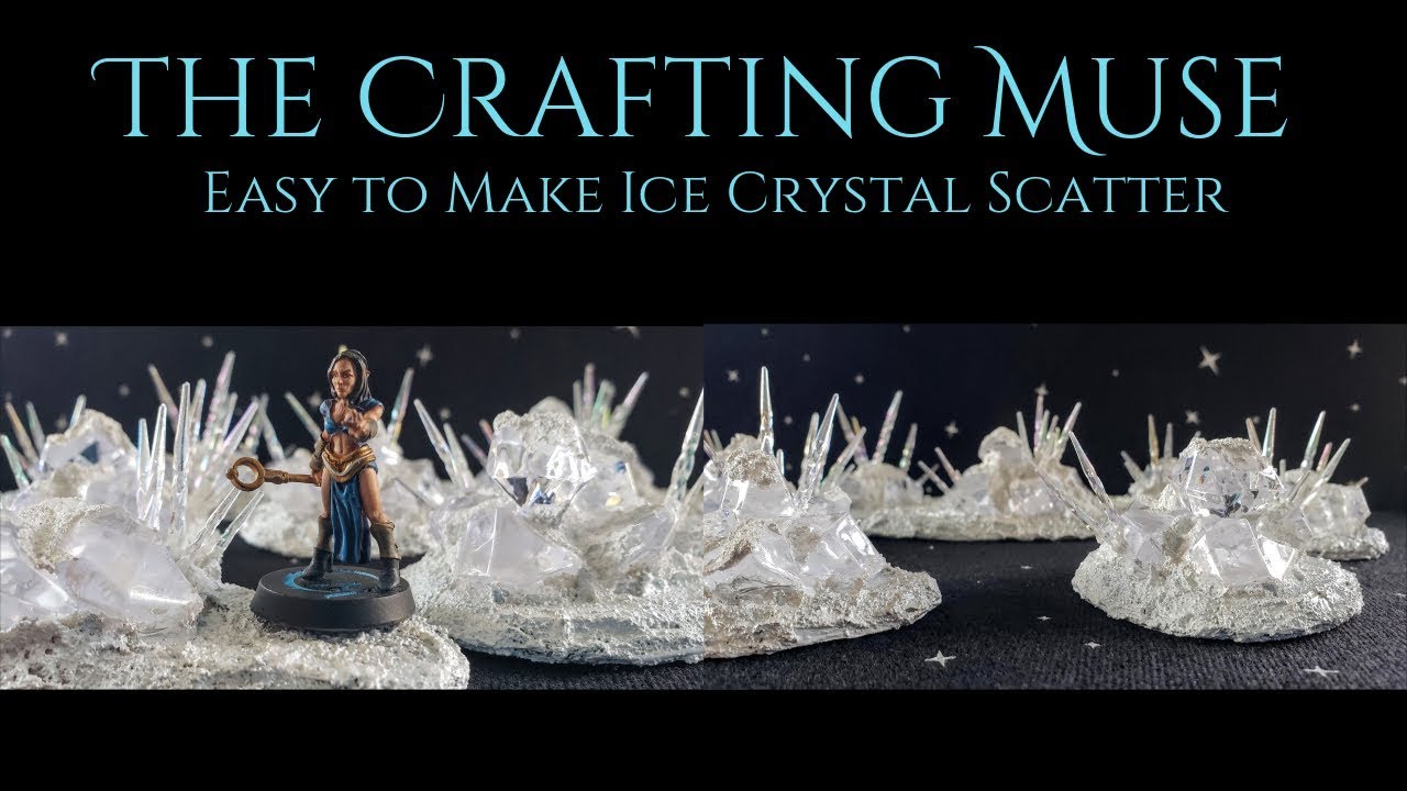 Making Ice Crystal Scatter Terrain for Your Tabletop Games