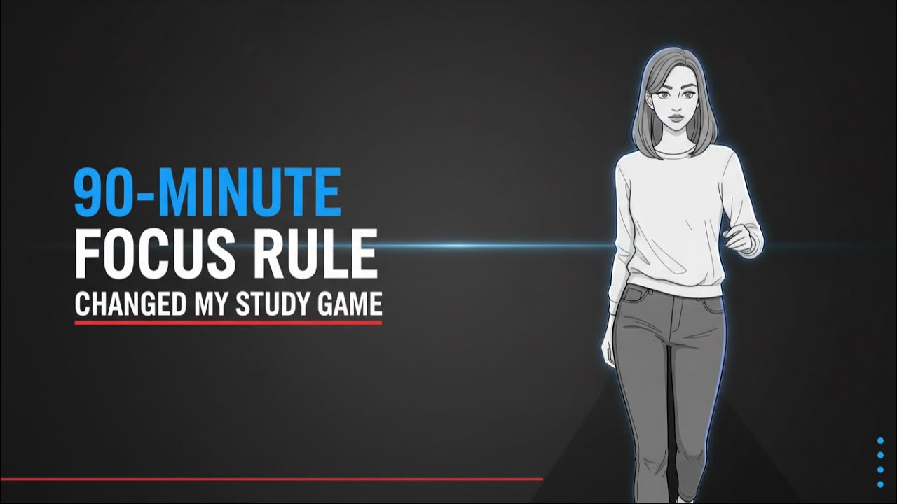 The 90-Minute Rule That Quietly Restored My Focus before Studing 🚀📚