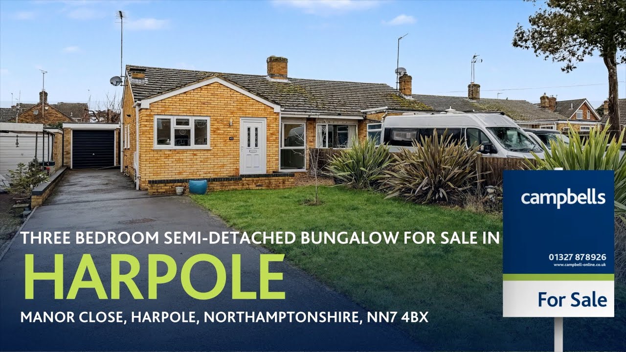 Three Bedroom Semi-Detached Property For Sale in Harpole, Northamptonshire