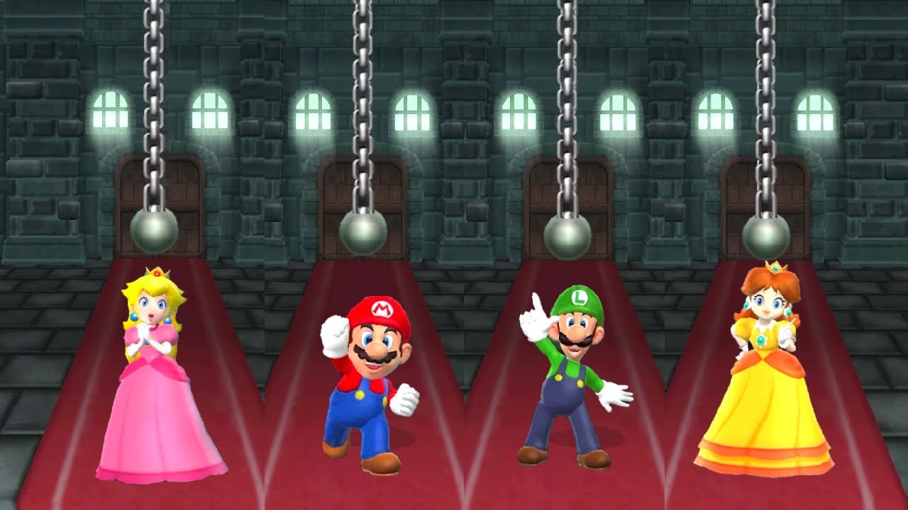 Mario Party Series - 4 Player Minigames (Master CPU)