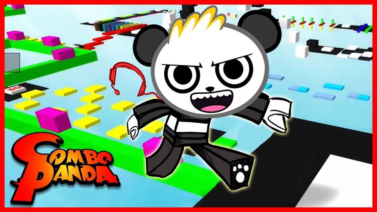 ROBLOX Mega Fun Obby Part 2! Run, Jump and Slide on Fun Obstacle Course! Let's Play with Combo Panda