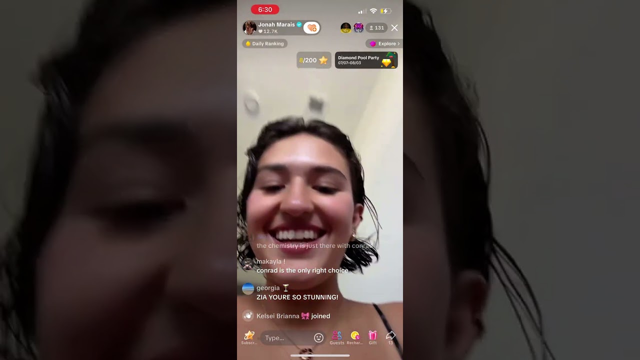 Jonah Marais and Zia Victoria tiktok life 28/07/25