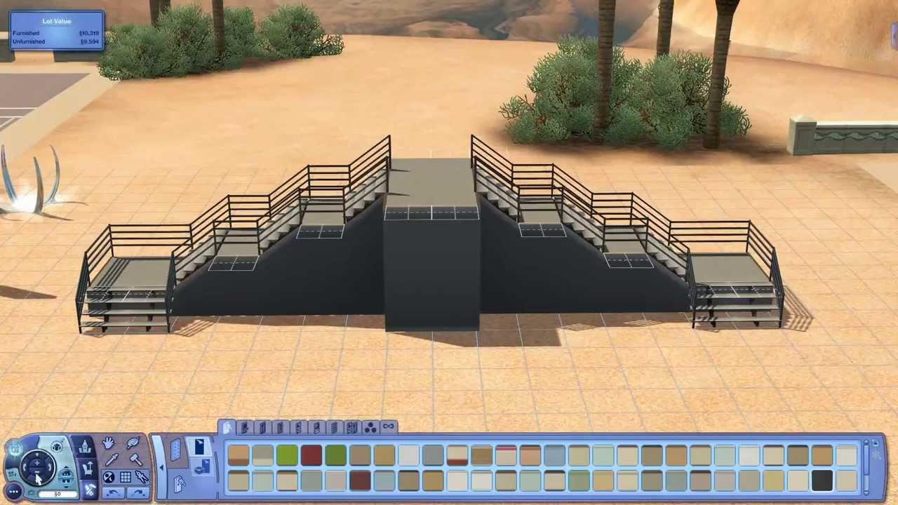The Sims 3 Building tricks (E.P.2) :Stairs Designs Tutorial